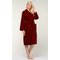 100% Turkish Cotton Wine Red Terry Kimono Bathrobe-Robemart.com