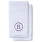 Purple Initial Premium Hand Towel Classic 16 X 30 Inch, Set of 2-Robemart.com