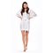Eliza Lace Bridal Kimono White Short Robe-Robemart.com
