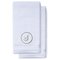 Gray Initial Premium Hand Towel Script 16 X 30 Inch, Set of 2-Robemart.com