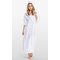 Super Soft White Plush Hooded Women's Robe-Robemart.com