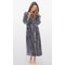 Super Soft Gray Plush Hooded Women's Robe-Robemart.com