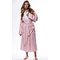 Luxury Microfiber Plush Lined Robe Pink-Robemart.com